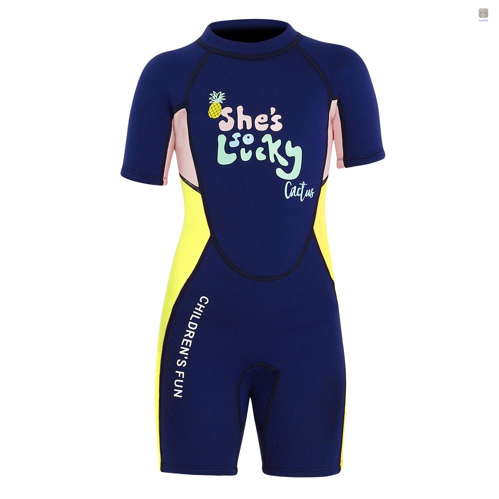 Bộ Đồ Bơi Một Mảnh Ngắn Tay Mau Khô Có Khóa Kéo Dành Cho Nữ