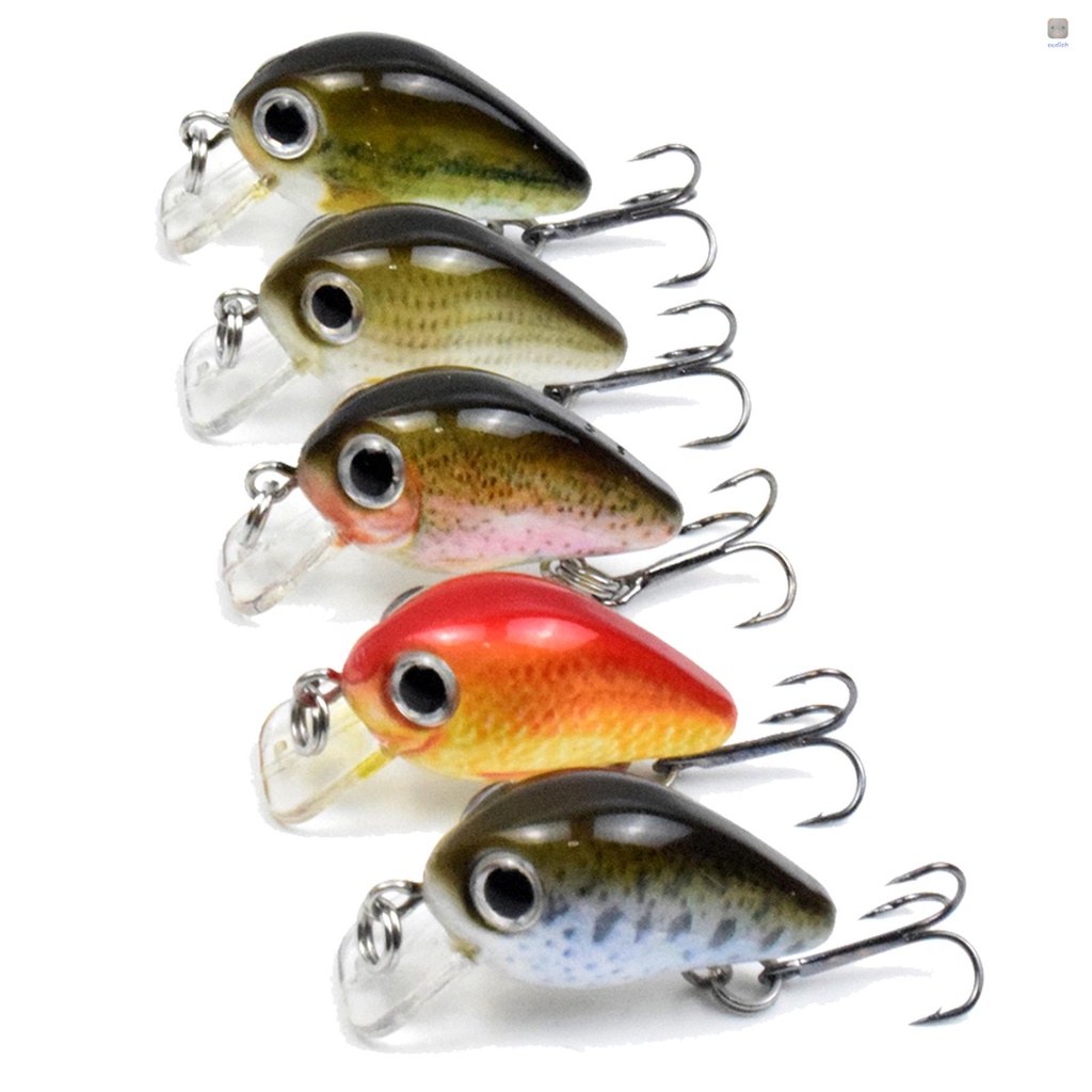 Mồi Giả Câu Cá 3D Bằng Nhựa Cứng 1.1 in / 0.06 oz