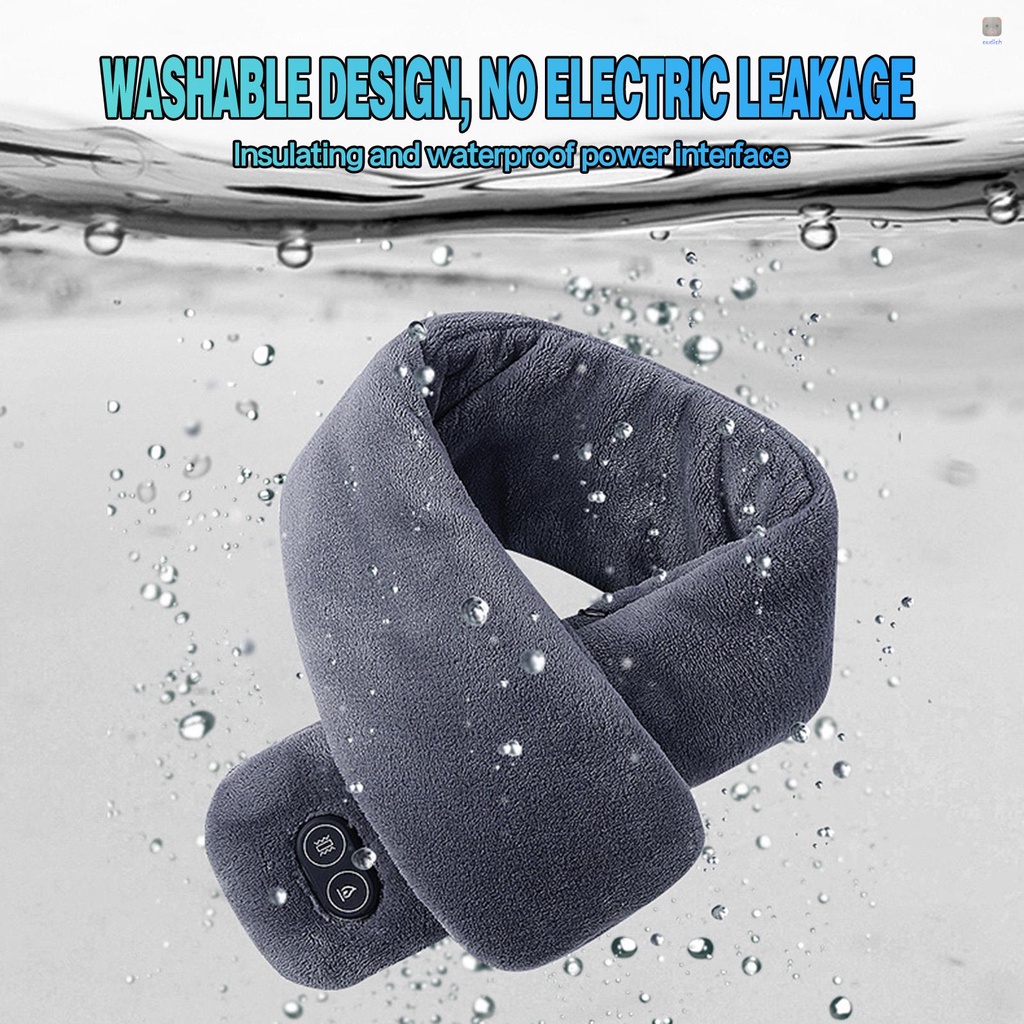 Khăn Choàng Cổ Mềm Mại Mát Xa Giữ Ấm Mùa Đông Cho Nam Nữ