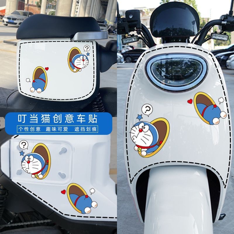 Doraemon Miếng Dán Trang Trí Xe Hơi Hình Doremon Chống Thấm Nước