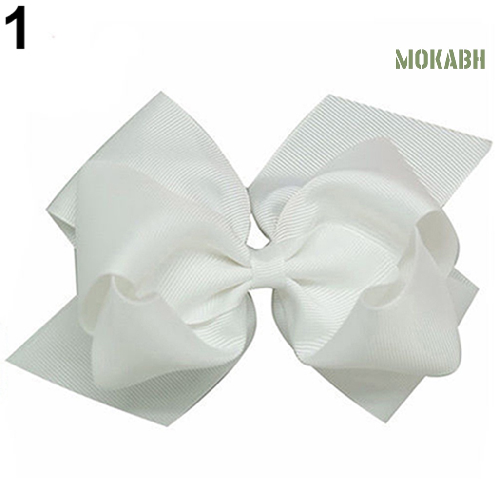 1 Kẹp Tóc Nơ Lớn Hai Lớp Cho Bé Gái