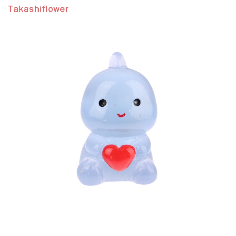 Set 10 Mặt Dây Chuyền DIY Dạ Quang Hình Khủng Long Hoạt Hình Đáng Yêu