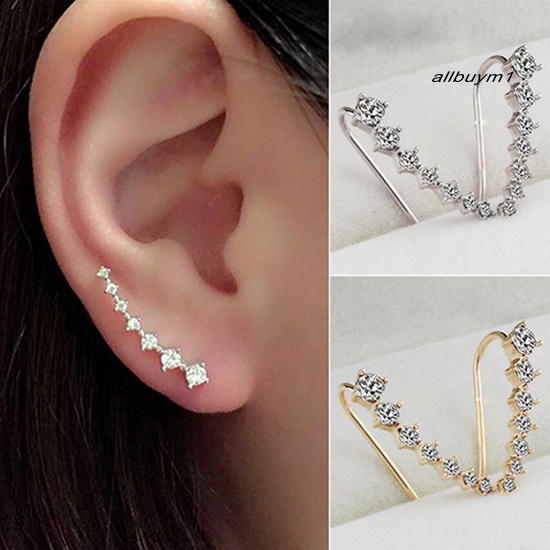 Bông Tai Đính Đá Zircon Thời Trang Cho Nữ
