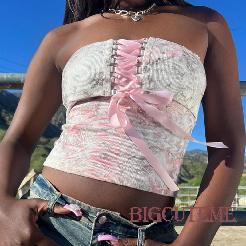 Áo Lửng Không Tay Họa Tiết Hoa Thời Trang Quyến Rũ Cho Nữ