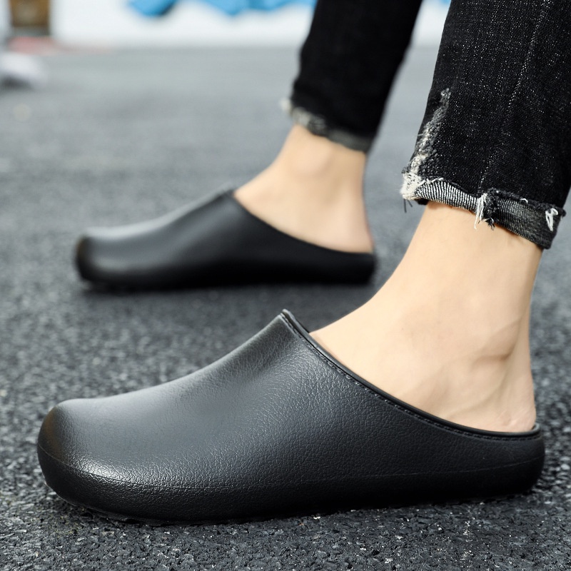 Dép Bít Mũi Đế Dày 5cm Thời Trang Mùa Hè Mới Cho Nam