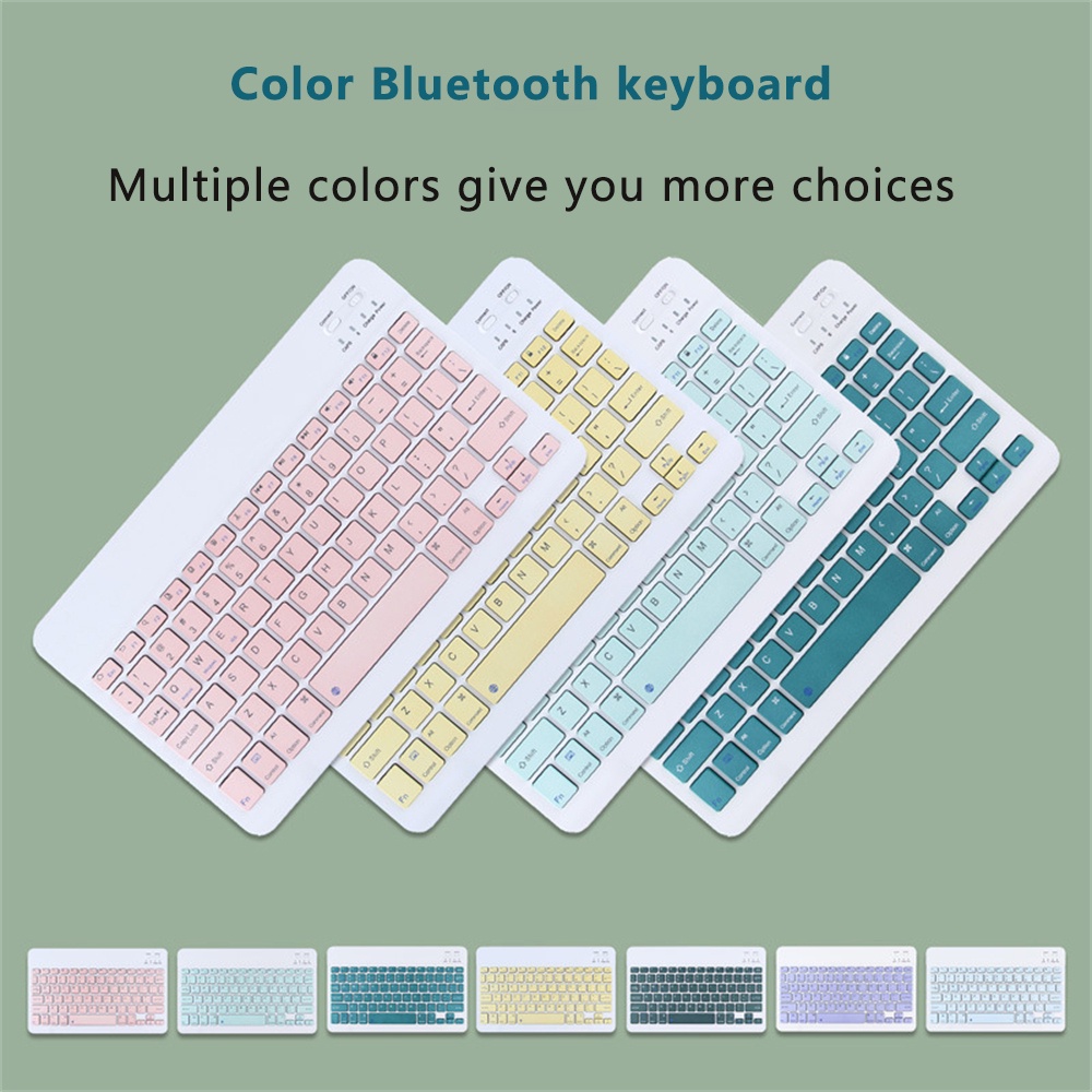 Coza Bàn phím Bluetooth không dây Bộ chuột 10 inch