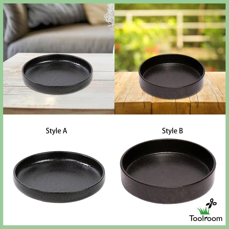 Chậu Hoa Sứ Hình Tròn Phong Cách Ikebana Nhật Bản