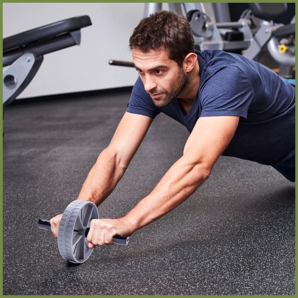 1 Bánh Xe Lăn Tập Cơ Bụng Tại Nhà Không Gây Tiếng Ồn kouvn kouvn