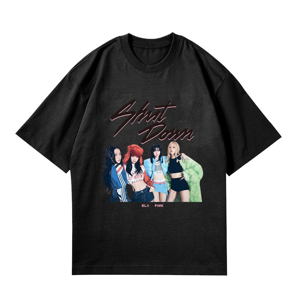 Áo thun shut down blackpink