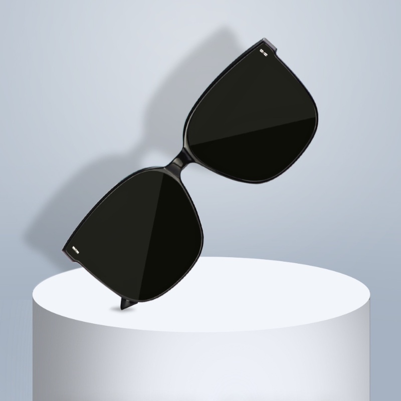 Charmray Kính Mát Vuông Hàn Quốc Chống Tia UV400