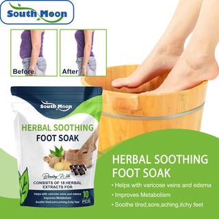 South Moon herbal shaping and detoxification foot bath bag effectively eliminates swelling, improves blood circulation, enhances immunity, and alleviates joint and muscle pain