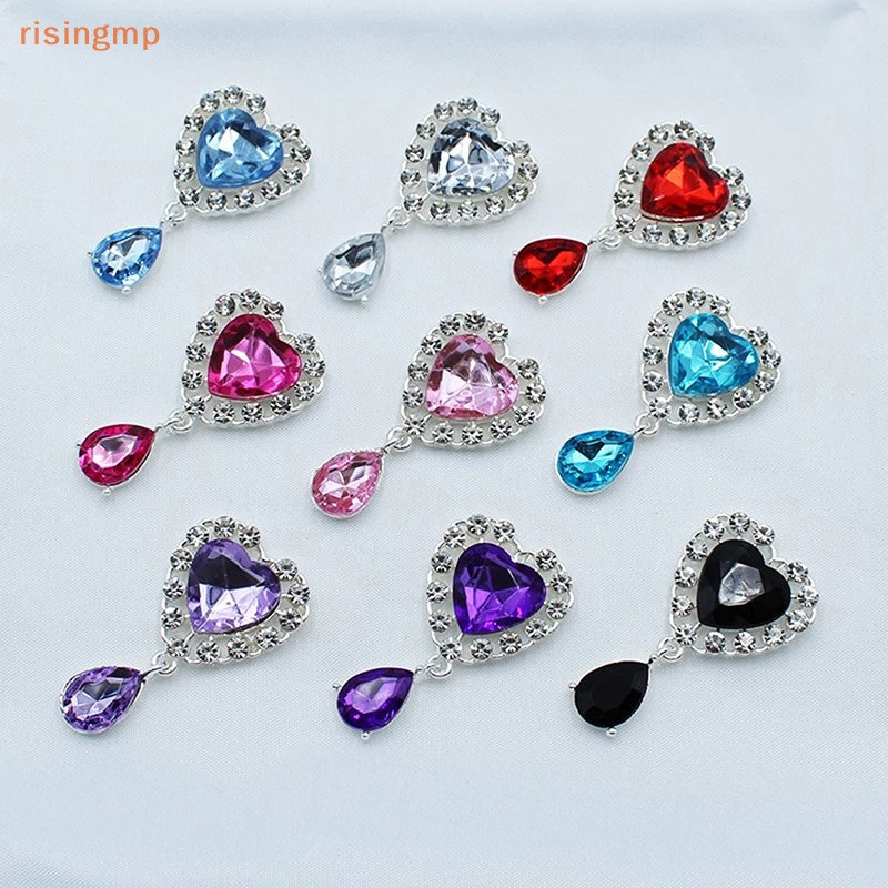 Ghim Cài Áo Kim Loại Hình Trái Tim 25X45MM Trang Trí Hộp Quà Lãng Mạn