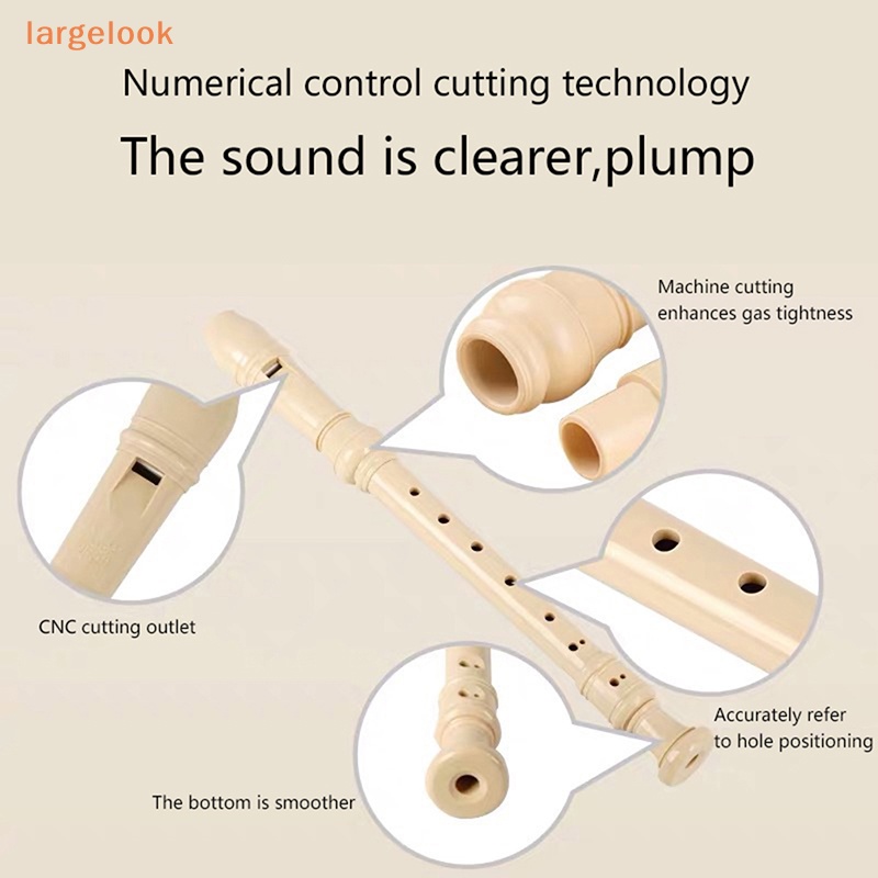 1 Sáo Soprano 6 / 8 Lỗ Bằng ABS Tùy Chỉnh Chuyên Dụng Cho Kèn Clarinet