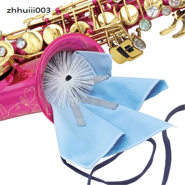Tăm Bông Vệ Sinh Thân Kèn Saxophone Với Dây Đầu Cọ Bằng Sợi Microfiber Thấm Hút Tốt Tiện Dụng