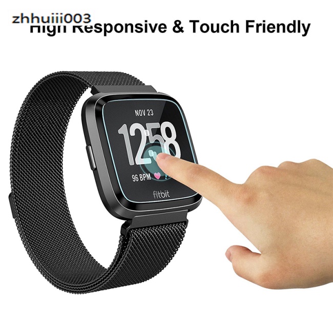 Set 1 / 2 Kính Cường Lực Siêu Mỏng Bảo Vệ Màn Hình Cho Đồng Hồ Thông Minh Fitbit Versa