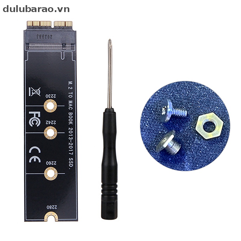 Dul Hot M.2 NVMe SSD chuyển đổi thẻ cho Macbook Air Pro 2013-2017 NVMe/PCI-E SSD Kit Ao