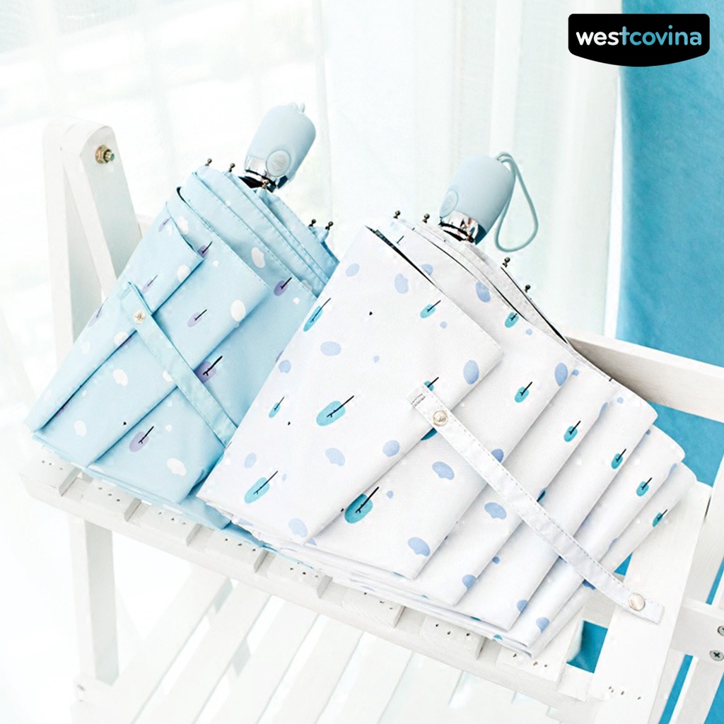 [COD]☁Dù Gấp Tự Động Chống Tia UV / Mưa / Gió Chất Liệu Vinyl