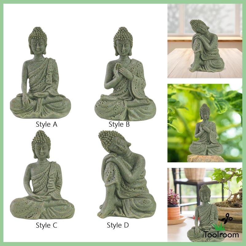 Tượng Phật Bằng Nhựa Resin Để Bàn Trang Trí Văn Phòng