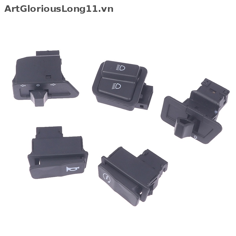 Set 5 Công Tắc Khởi Động Đèn Xi Nhan / Còi Chuyên Dụng Cho Xe Mô Tô