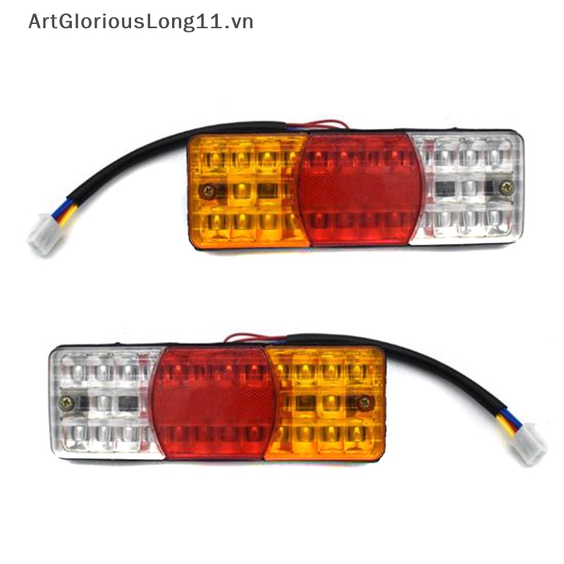 Đèn LED Tín Hiệu 12V 3 Màu Gắn Đuôi Xe Mô Tô Chống Nước