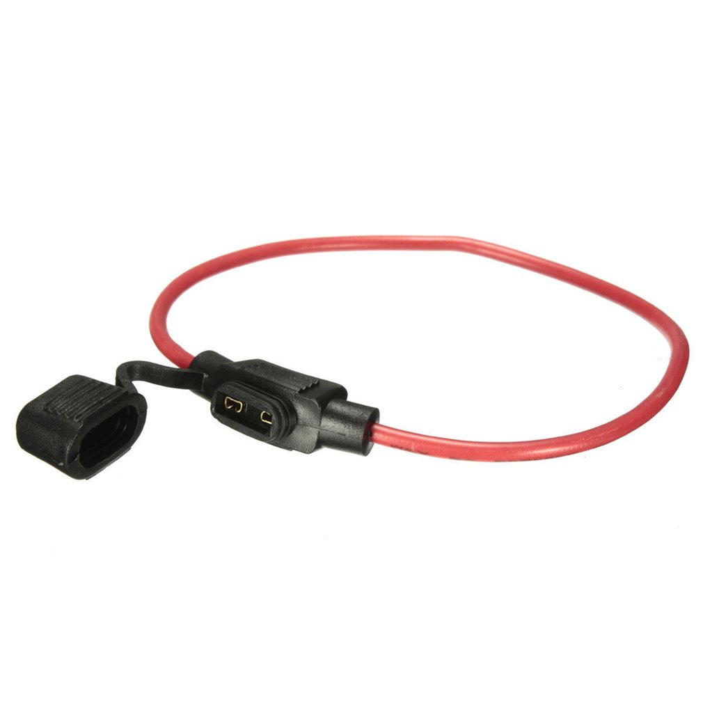 Car 12V In-Line Mini Fuse Holder With 5 10 15 20 25 30A Fuses [Q/5]