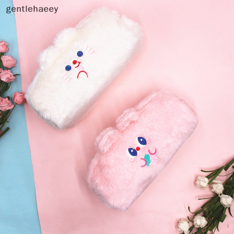 Túi Đựng Bút Phối Lông Dễ Thương Cho Bạn Gái