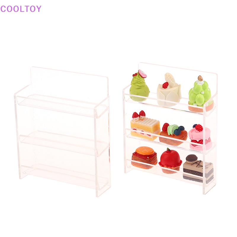 Mô Hình Tủ Đựng Bánh Kem Tỷ Lệ 1 / 12 Trang Trí Nhà Búp Bê