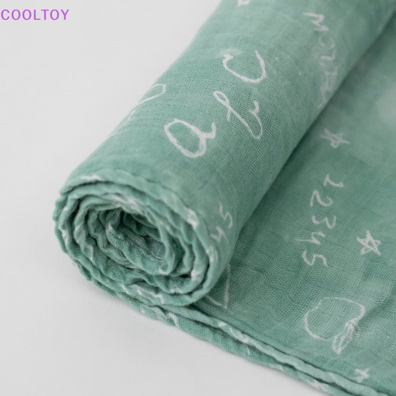 Cooltoy Chăn Quấn Bé Sơ Sinh Bằng Cotton Bảng Phấn Muslin