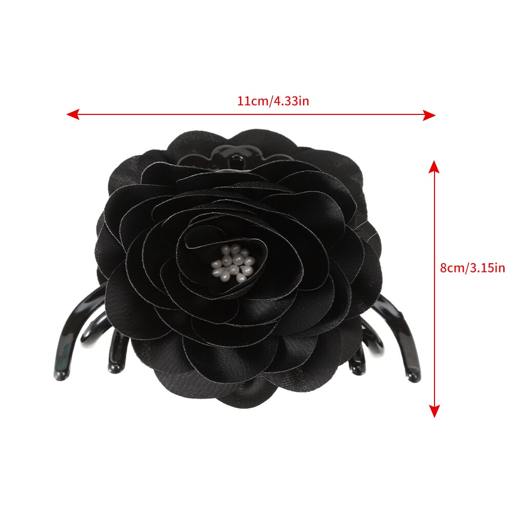 Kẹp Tóc Đính Hạt Nhiều Bông Hoa Phong Cách Đơn Giản Cho Nữ