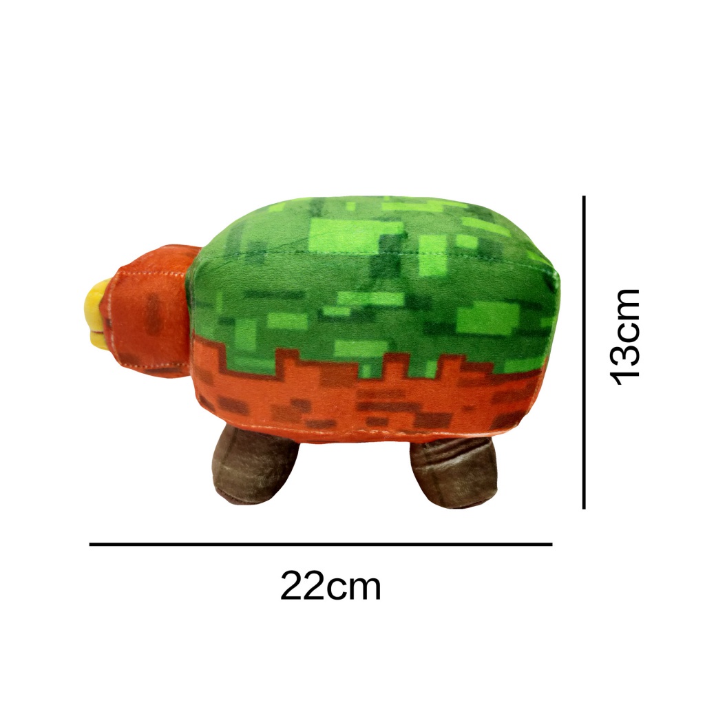 Thú Nhồi Bông Hình Rùa Pixel Trong Minecraft