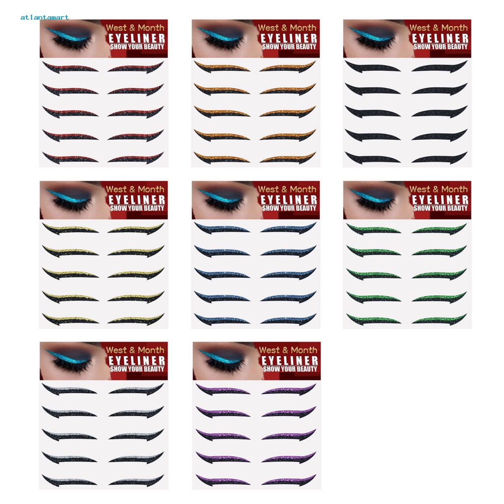 Túi Đựng Đồ Dùng Cao Cấp Tiện Dụng| Bộ 5 Cặp Miếng Dán Kích Mí Tự Dính Bằng PVC Phong Cách Thời Trang Dành Cho Nữ