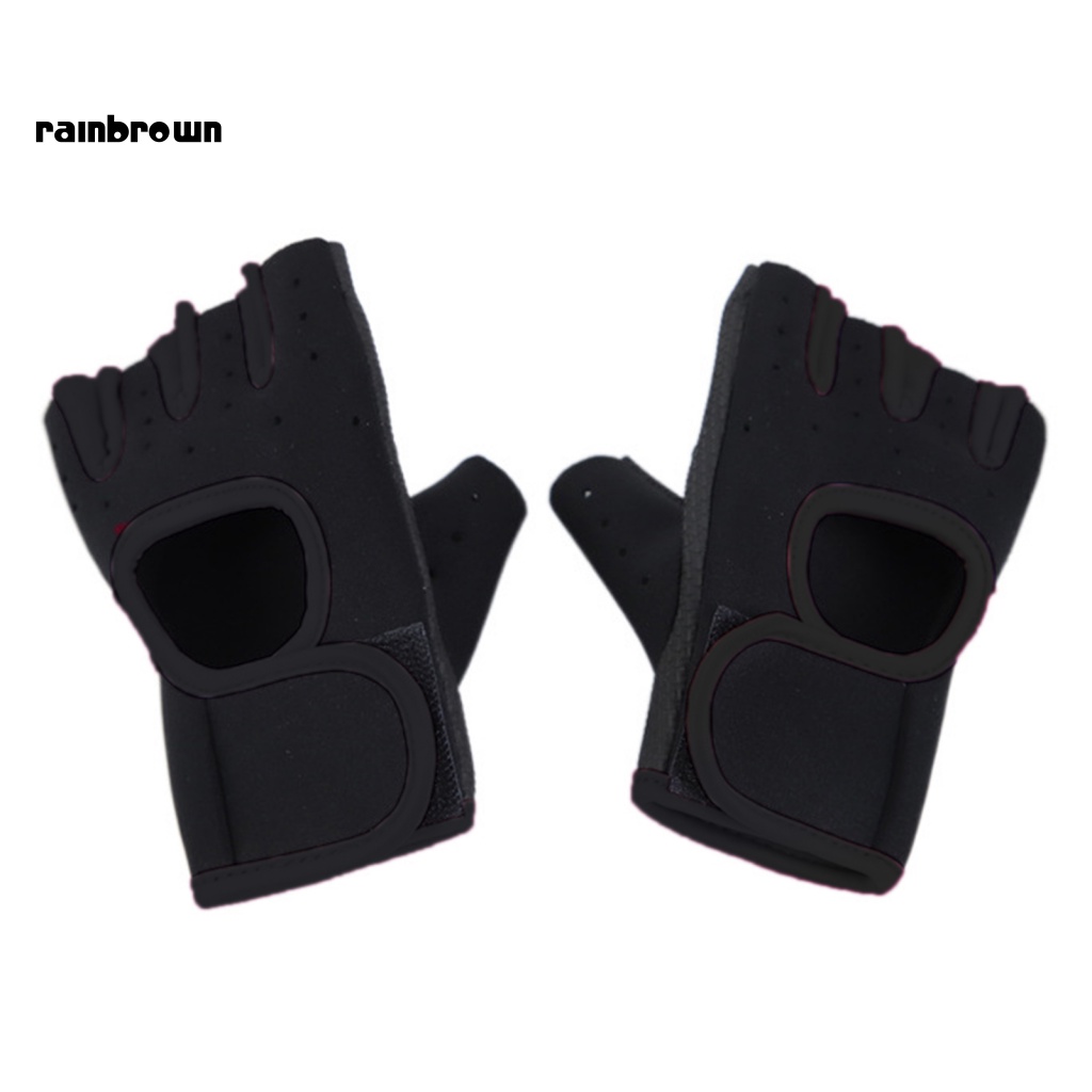 1 Đôi Găng Tay Thể Thao Hở Ngón Chống Sốc Cho Nam Nữ