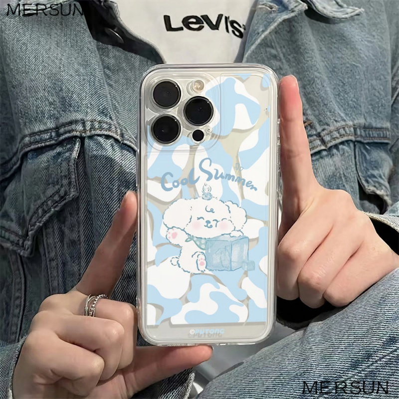 ✅Ốp Điện Thoại Dẻo Họa Tiết Chú Chó Dễ Thương Chống Sốc Cho Apple maxplus11 6In 1378iPhone1214pro