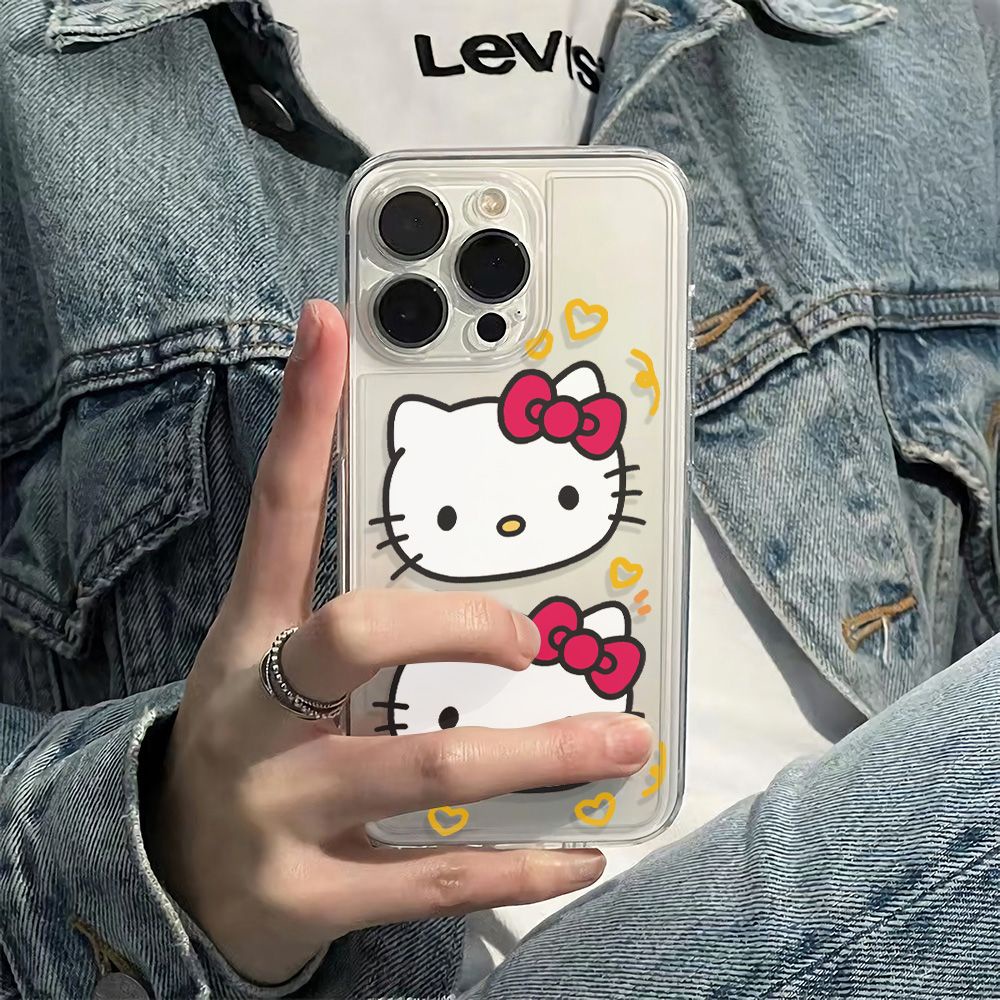 ✅Ốp Điện Thoại Mềm Chống Sốc Hình Hello Kitty Cho Apple Iphone 11 12 plus1314pro 78Max6In VVK1