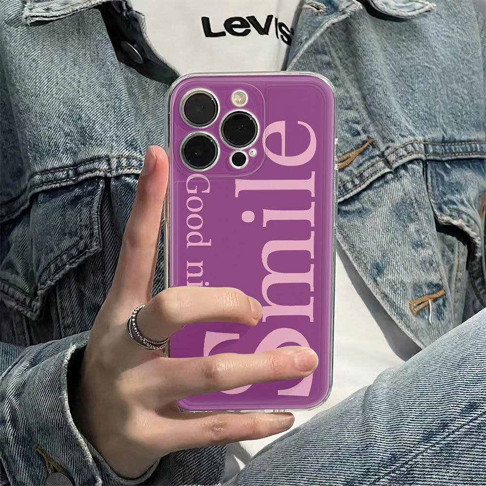 ✅Ốp Điện Thoại Mềm Chống Sốc Cho Iphone12 116In plussmile14promax1378 JQ4L