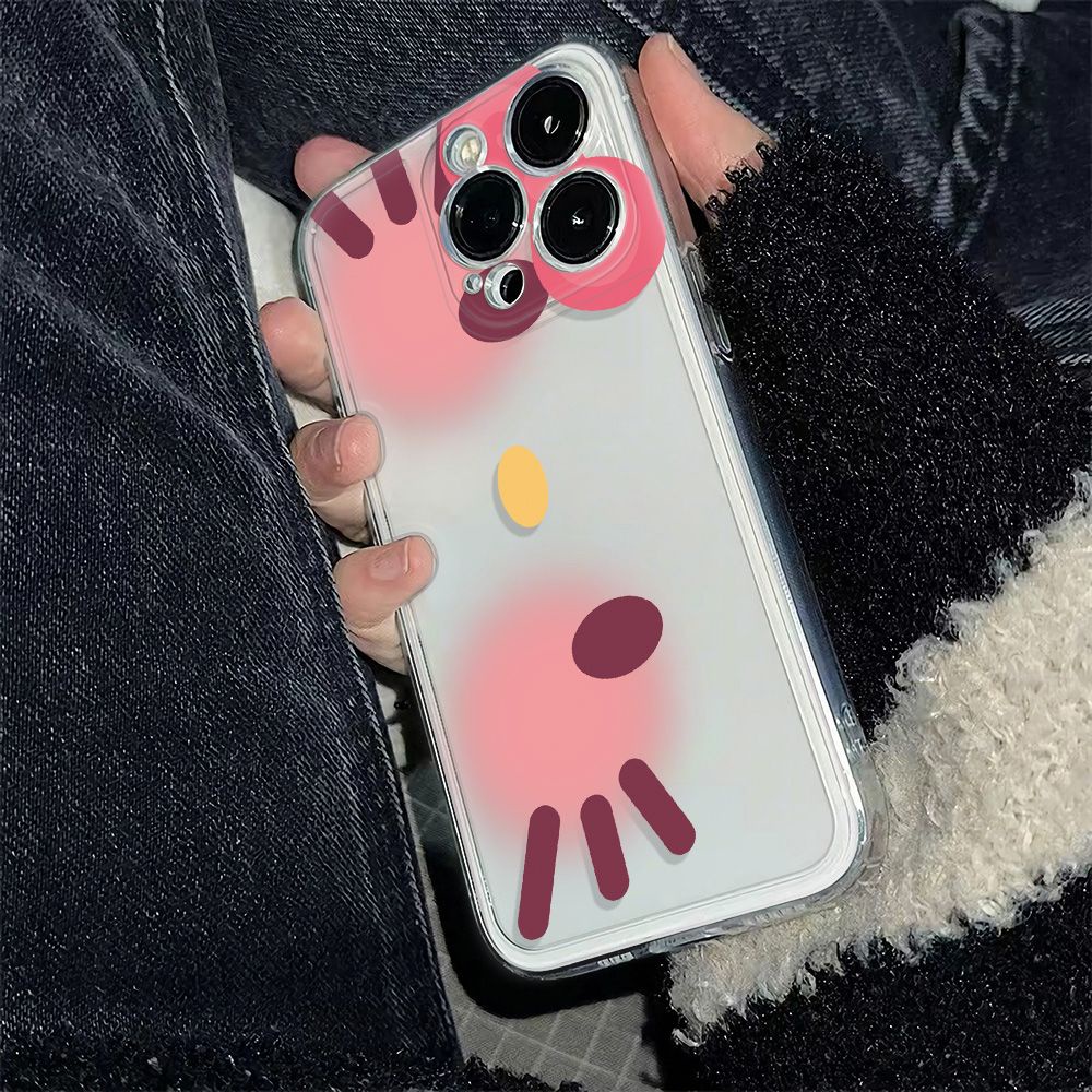 ✅Ốp Điện Thoại Mềm Chống Sốc In Hình Mèo TOTP Đơn Giản Cho iPhone12 136In 14pro 78plus 11