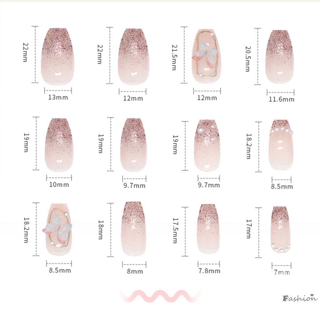 Khay Đựng Phụ Kiện Trang Trí Móng Tay Hình Bướm Đính Đá Xinh Xắn