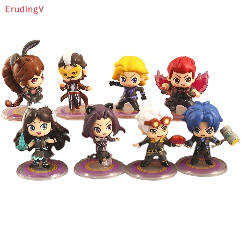 [ErudingV] Set 8 Mô Hình Búp Bê Anime Douluo Mainland Trang Trí Để Bàn / Xe Hơi / Nhà Cửa [Mới]