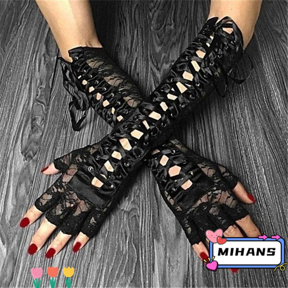 1 Đôi Găng Tay Ren Hóa Trang Phong Cách Gothic