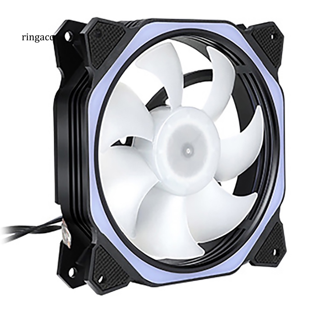 Quạt Tản Nhiệt RGA RGB Ít Ồn Kích Thước 12cm Tích Hợp Đèn LED Nhỏ Gọn Tiện Dụng Cho Máy Tính