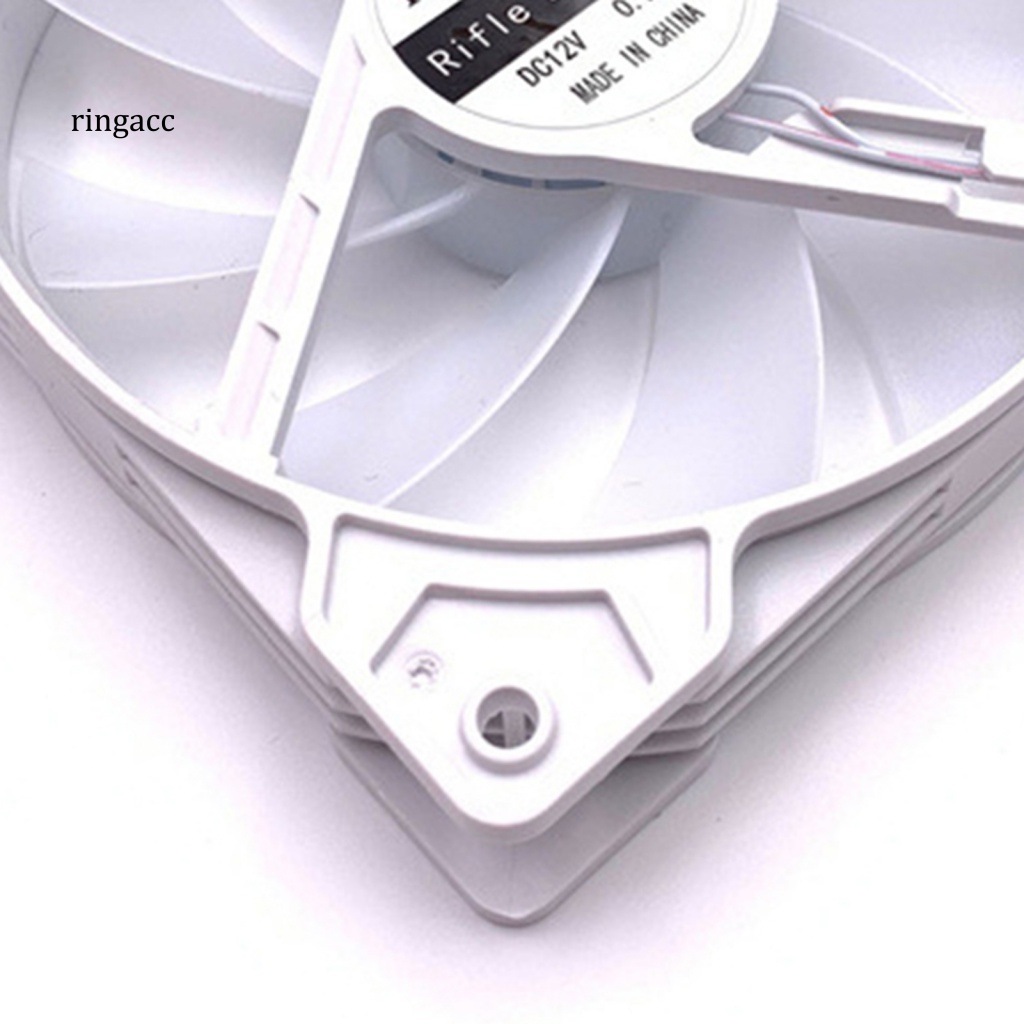 Quạt Tản Nhiệt Làm Mát CPU 12cm Hiệu Ứng Ánh Sáng Nhiều Màu Không Gây Tiếng Ồn Cho Văn Phòng