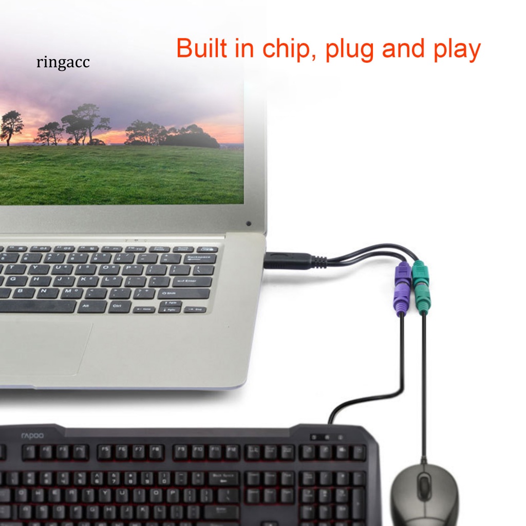 Dây Cáp Nối Dài Chuột Và Bàn Phím Máy Tính Cổng USB 20cm Tiện Dụng Cho PS / 2 Y