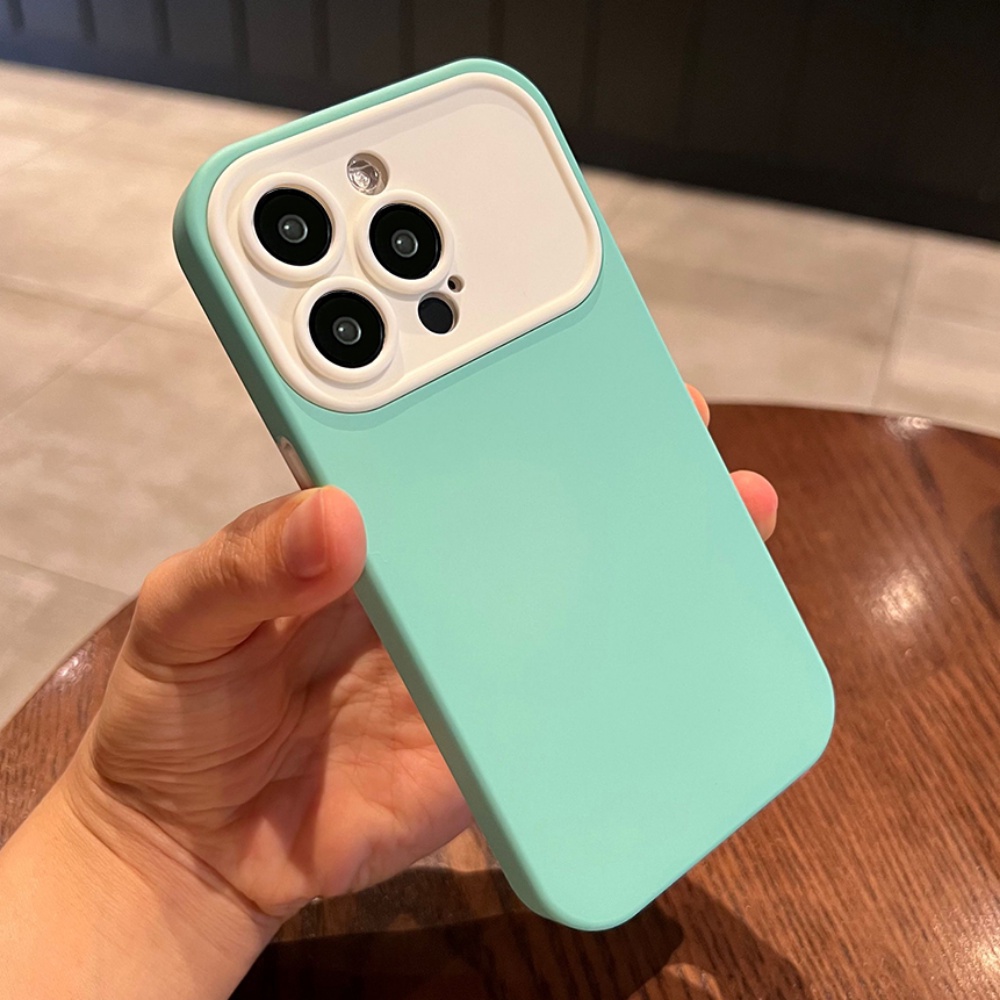 Ốp Điện Thoại Silicon TPU Mềm Đơn Giản Bảo Vệ Ống Kính Máy Ảnh Toàn Diện Cho IPhone 14 Pro Max 13 12 11 Pro Max XS XR