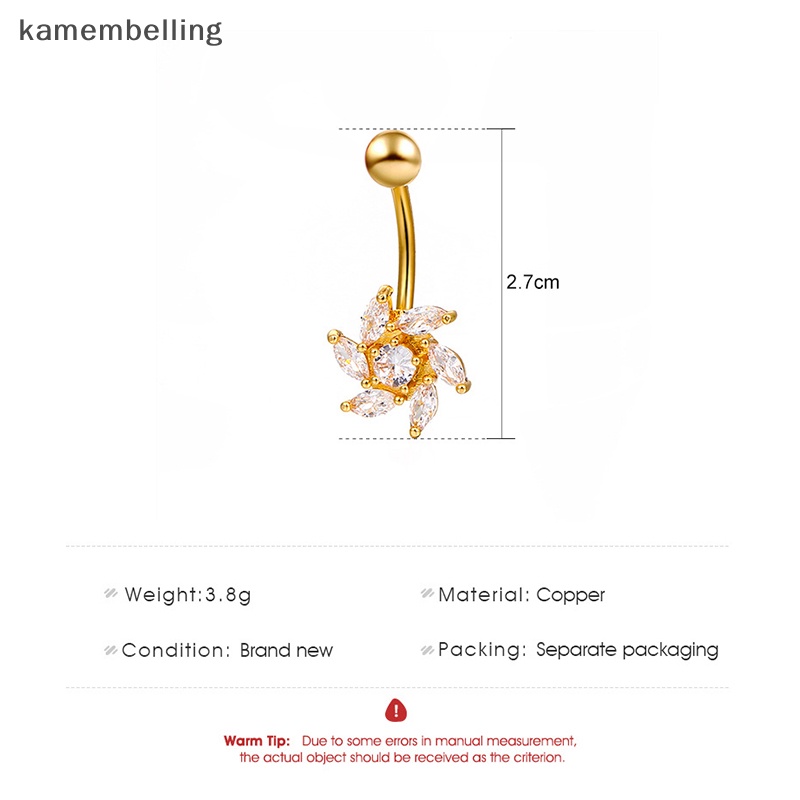 Khuyên Rốn Hình Hoa Thời Trang Chất Lượng Cao