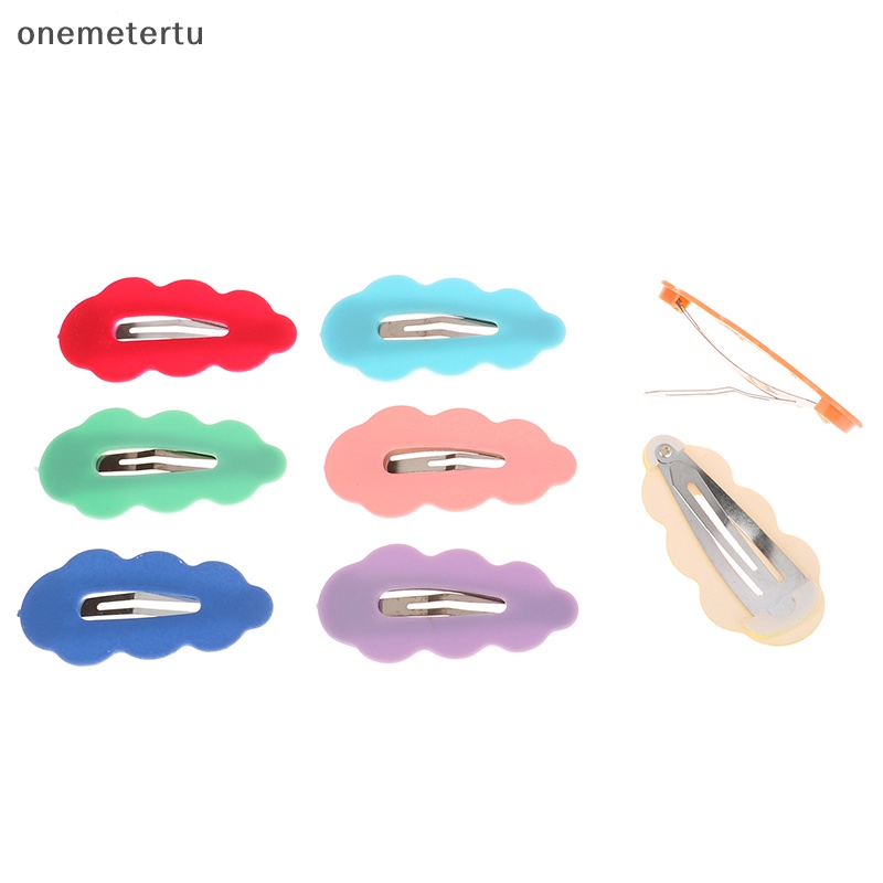 Set 10 Kẹp Tóc Màu Nhám Phong Cách Hàn Quốc Cho Nữ