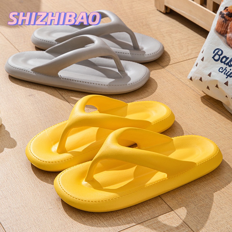 Shizhibao Dép Xỏ Ngón Bằng eva Thoáng Khí Chống Mài Mòn Thời Trang Mùa Hè Dành Cho Nam Nữ
