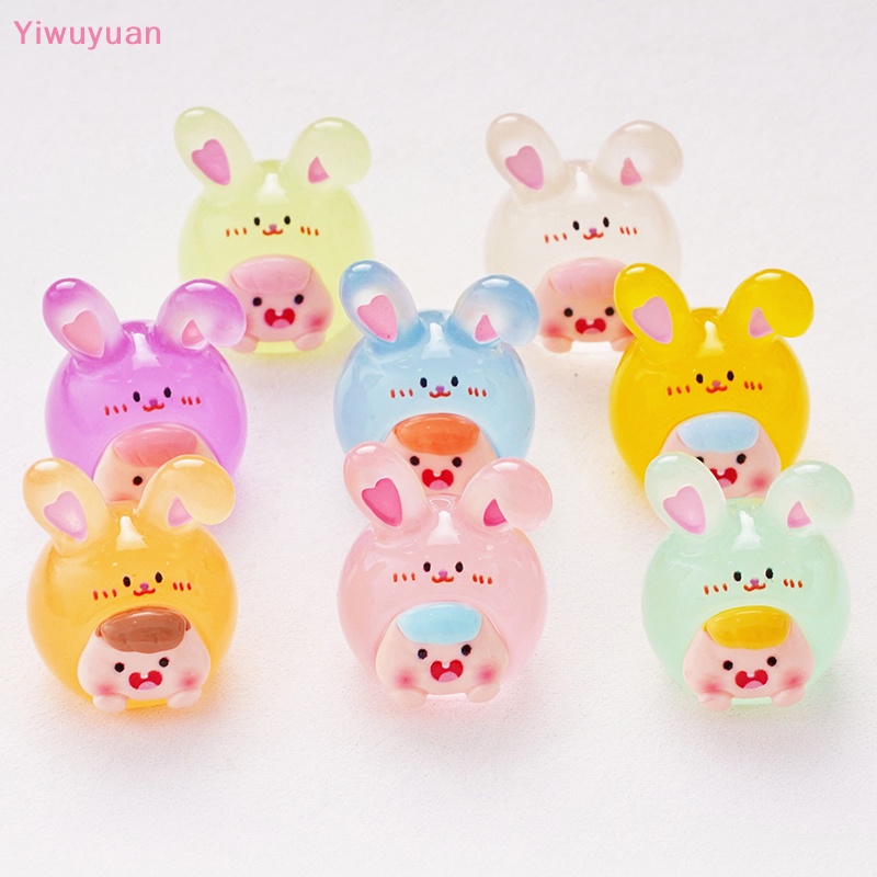 1 Chú Thỏ Mini Phát Quang Đáng Yêu Trang Trí Mới