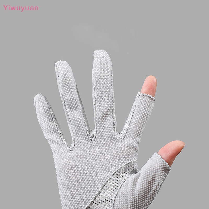 1 Đôi Găng Tay Lái Xe Mỏng Thoáng Khí Chống Tia UV Có Thể Chạm Màn Hình Cảm Ứng Mới