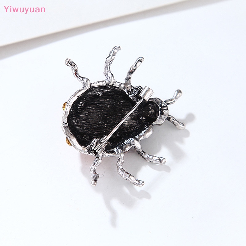 Trâm Cài Áo Hình Bọ Cánh Cứng Tráng Men Phong Cách Vintage Mới
