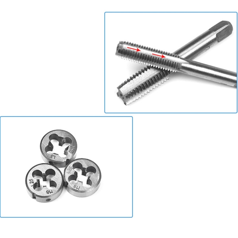 Set 12 Dụng Cụ Ren 20 Món M3-M12 Chuyên Dụng